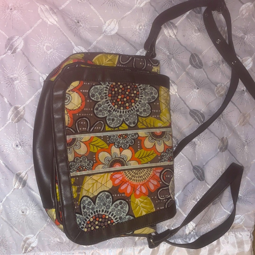 Large flower medium size bag